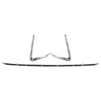 Roneeson 3Pcs Front Left Right and Center Bumper Trim Molding Chrome for Mazda