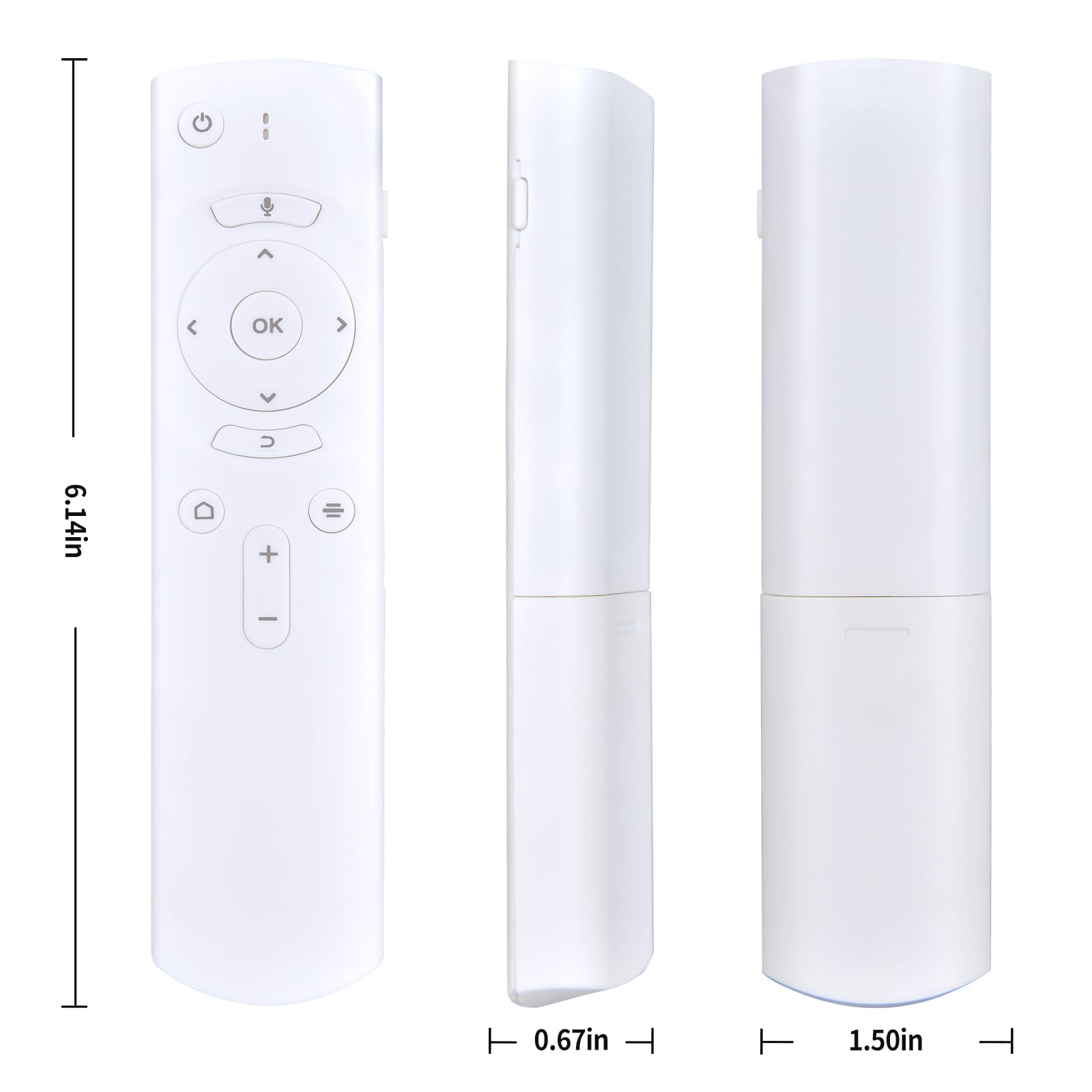 WKOLF Voice Replacement Remote Control for Ubox TV Set-Top Box UBox GEN 8 & GEN 9 Ubox9 Ubox8 Ubox9 Pro Max