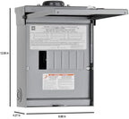 Square D 100 Amp Outdoor Load Center 6 Space 12 Circuit NEMA 3R HOM612L100RB