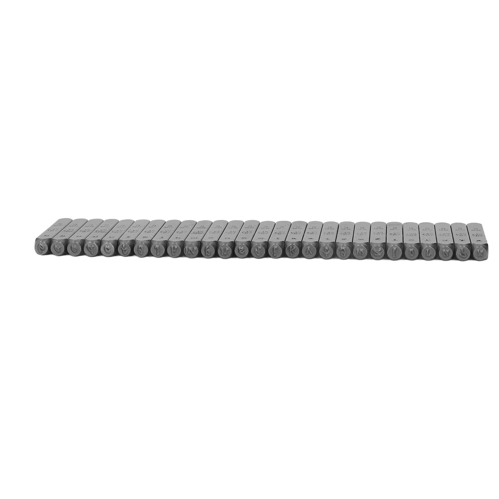 27 Pcs Metal Letter Stamps Set, High Carbon Steel Lowercase Alphabet Punch Stamp