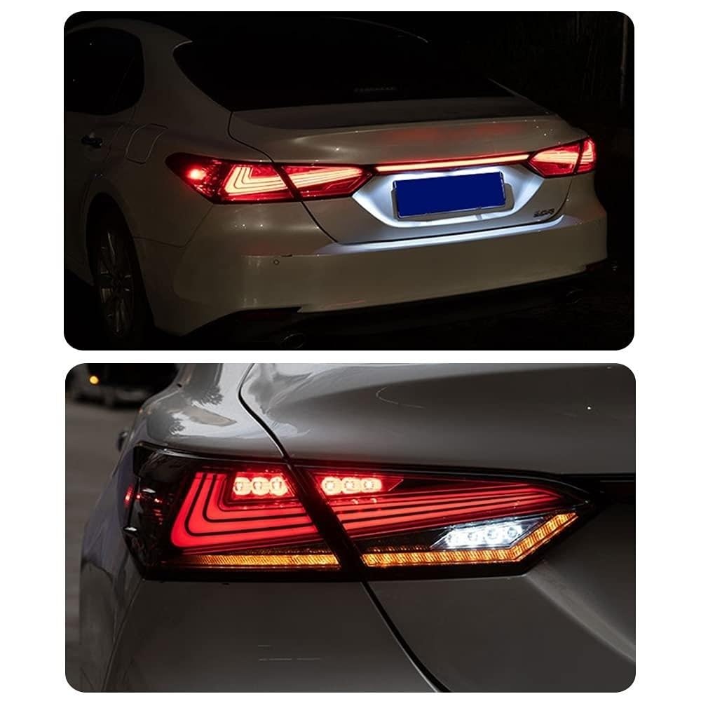 inginuity time LED Tail Lights For Toyota Camry 2018 2019 2020 2021 2022 Smoked