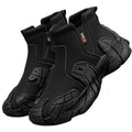 Men's Mid-Top Fashion Sneakers - Casual Sport Style, Solid Color, All-Season,