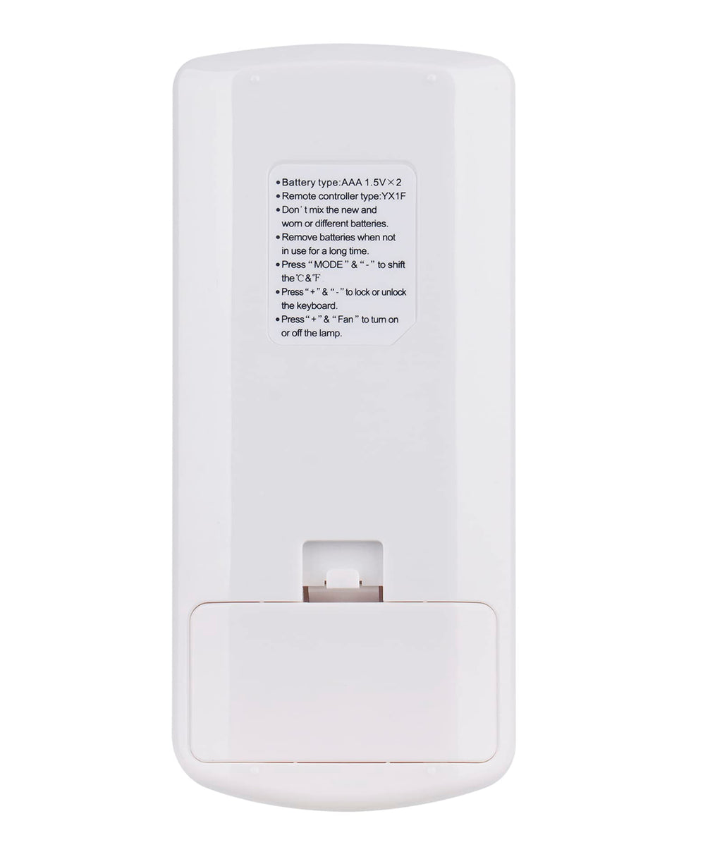 YX1F Replace AC Remote Control Compatible with GREE TOSOT AIR-CON Split A/C Air