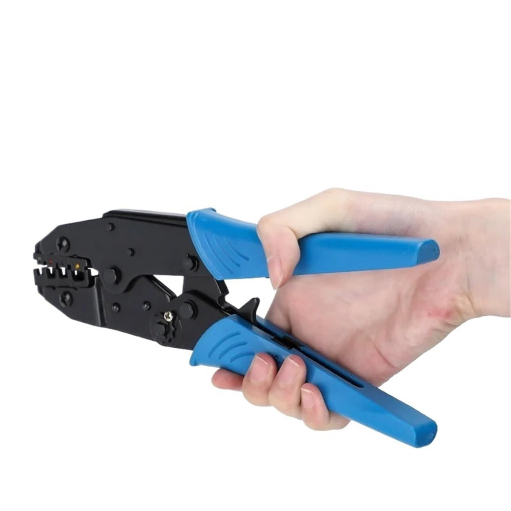 Terminal crimping pliers HS-40J 0.5-6 manual ratchet for electrical wiring tools, household multifunctional quick crimping tools(HS-40J)