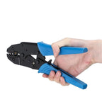 Terminal crimping pliers HS-40J 0.5-6 manual ratchet for electrical wiring tools, household multifunctional quick crimping tools(HS-40J)