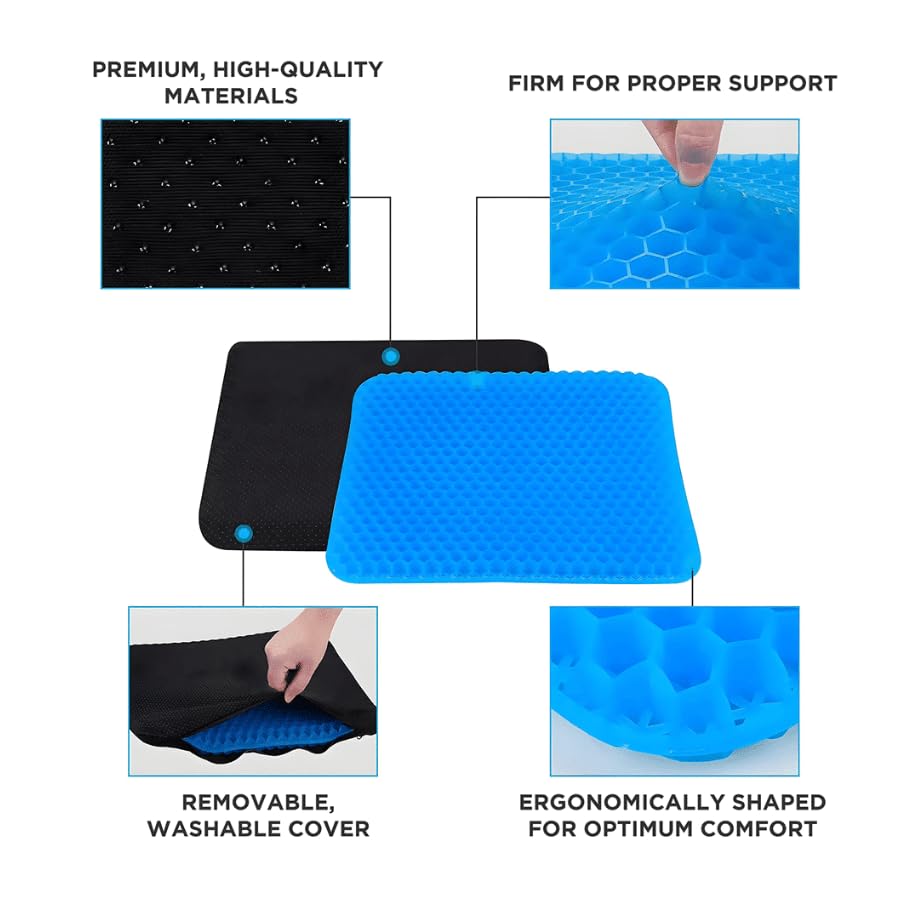 SWZEC Kizu Cushion (Official Retailer) 2026 - Honeycomb Gel seat Cushion