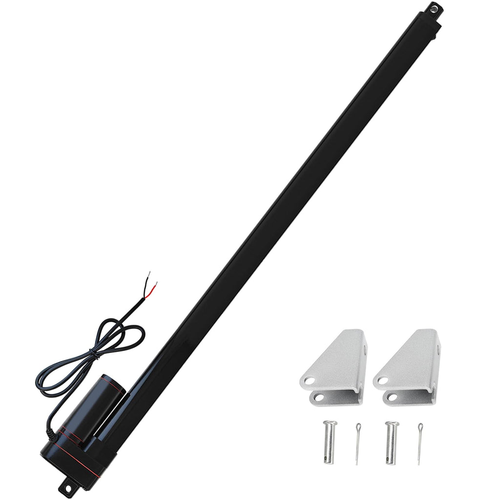 JQDML 28 Inch High Speed 1.34"/sec Linear Actuator 12V 88lbs/400N IP65