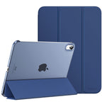 MoKo iPad 11th Gen 2025 & 10th Gen 10.9 Case Smart Cover Navy Blue
