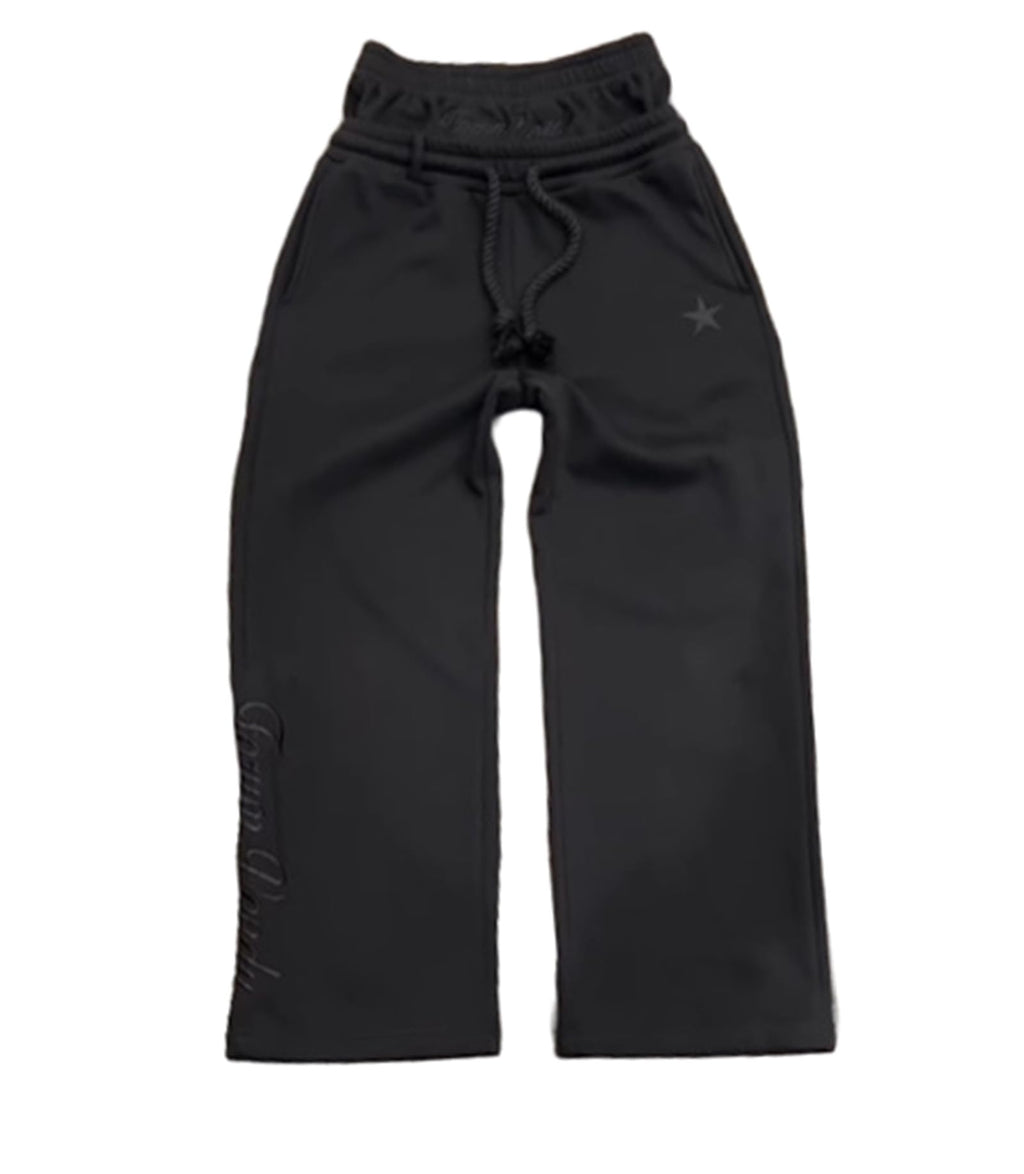 Mens Y2K Wide Leg Sweatpants Baggy Hip Hop Drawstring Vintage Trousers
