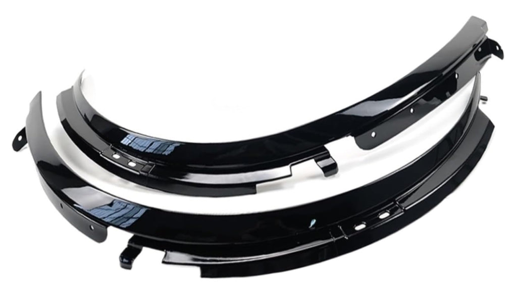 Front Fender Lip Trim Molding for Corvette C7 Z06 Z07 2014-2019 Gloss Black Pair