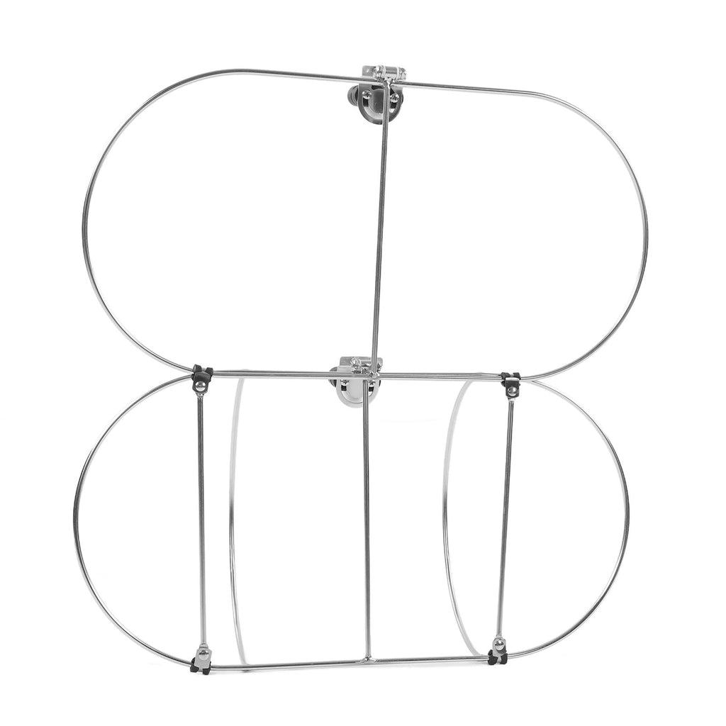 Thonlai Foldable Boat Fenders Holder Rack, 304 Stainless Steel Double Rack with