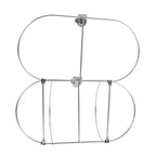 Thonlai Foldable Boat Fenders Holder Rack, 304 Stainless Steel Double Rack with