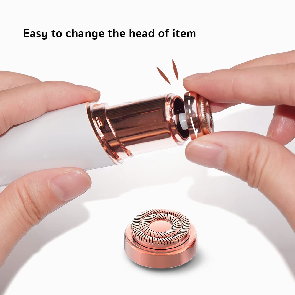 Replacement Heads for Flawless Facial Hair Remover, Replacement Blades for