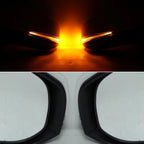 Outside Rearview Mirror for Toyota for RAV4 for RAV 4 2019 2020 2021 2022 Car Turn Signal Light Lamp Mirror Cover Heated Glass Electric Side Rearview Mirror Complete Wing Mirrors Cars(1 Pair)