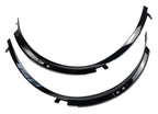 Front Fender Lip Trim Molding for Corvette C7 Z06 Z07 2014-2019 Gloss Black Pair