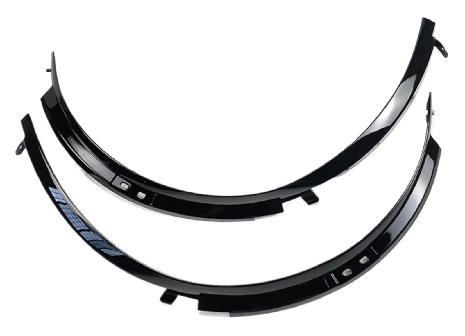 Front Fender Lip Trim Molding for Corvette C7 Z06 Z07 2014-2019 Gloss Black Pair