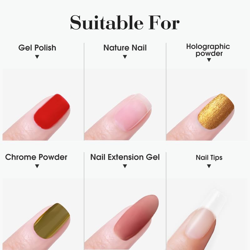 CANNI 2Pcs Matte Gel Top Coat and Base Coat Set- No Wipe Long Lasting Matte Top
