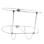 Thonlai Foldable Boat Fenders Holder Rack, 304 Stainless Steel Double Rack with