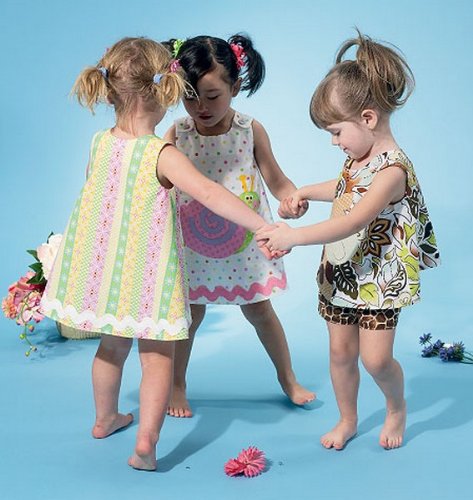 McCall's Patterns M6541 Infants' Top/Dress/Shorts and Applique and Eacutes