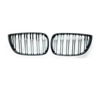 Pair Car Front Kidney Grille Compatible For BMW E81 E87 2004-2007 Pre-facelift Racing Grills Grilles Auto ABS Grill Accessories