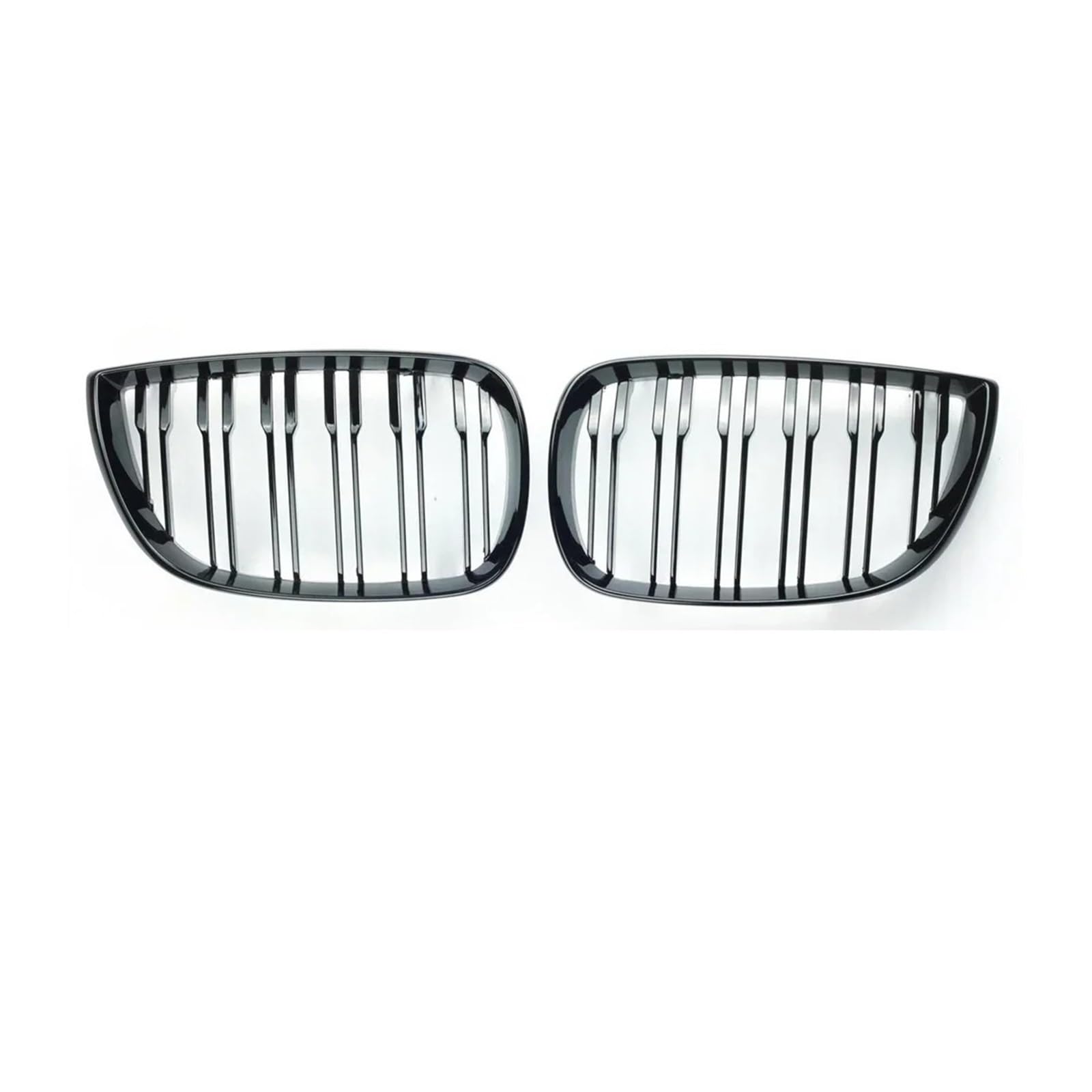 Pair Car Front Kidney Grille Compatible For BMW E81 E87 2004-2007 Pre-facelift Racing Grills Grilles Auto ABS Grill Accessories