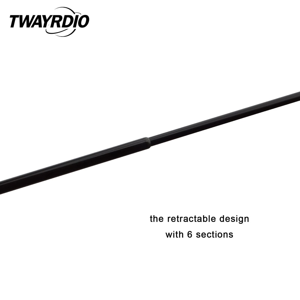 TWAYRDIO RH 660S Dual Band 70cm 2meter 144/430mhz Extendable Telescopic Portable