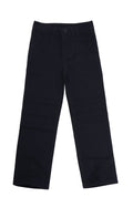 Bienzoe Boys School Uniform Pants: Kids Adjustable Waist Cotton Regular Slacks