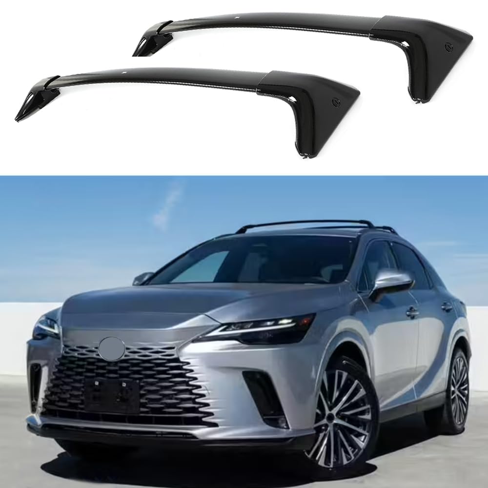 Aluminum Roof Rack Cross Bars Fit Lexus RX 350 350h 450h+ 500h 2023-2026 Black