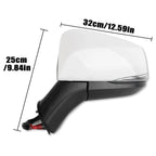 Outside Rearview Mirror for Toyota for RAV4 for RAV 4 2019 2020 2021 2022 Car Turn Signal Light Lamp Mirror Cover Heated Glass Electric Side Rearview Mirror Complete Wing Mirrors Cars(1 Pair)