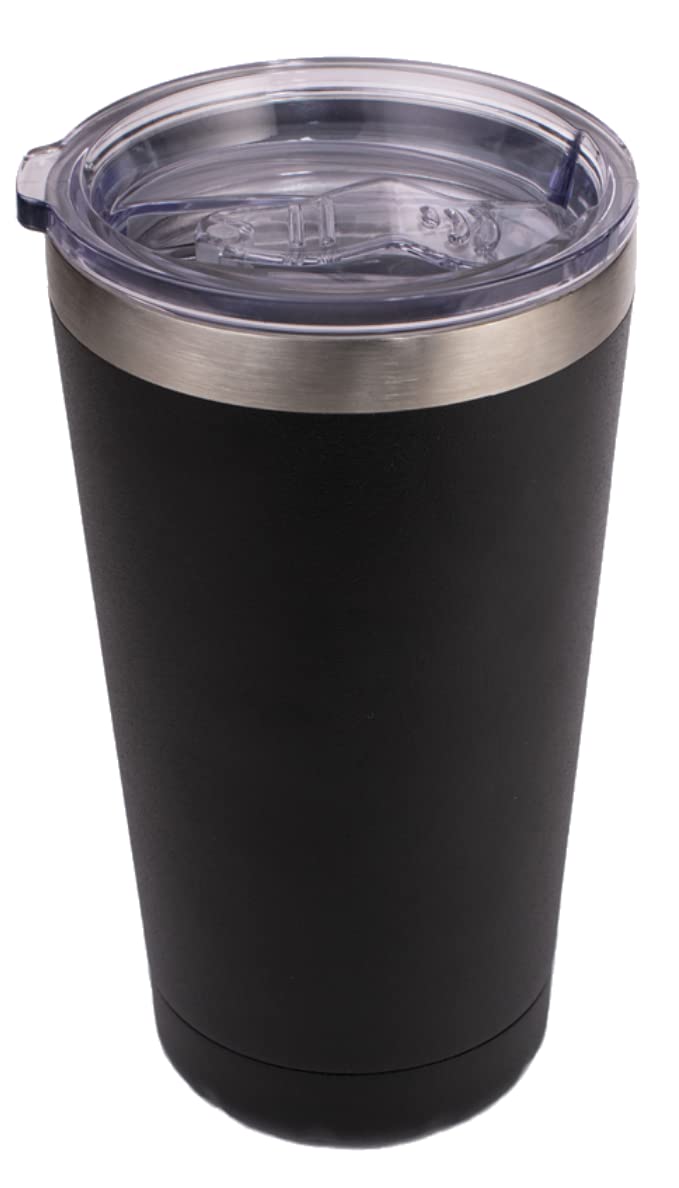 Earth Ethical 20oz Insulated Tumbler Stainless Steel Double Wall Black