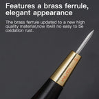 WUTA Stitching Awl Diamond Shape Awl Ebony Blackwood Handle Leather Craft Sewing