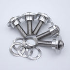 YDDVEHI 2X Brake Rotor Bolts Hardwares for Harley Electra Glide Road King Street Glide Road Glide 2009-2023 Enforcer Impeller Wheel Rotor Bolts Washers Hardwares