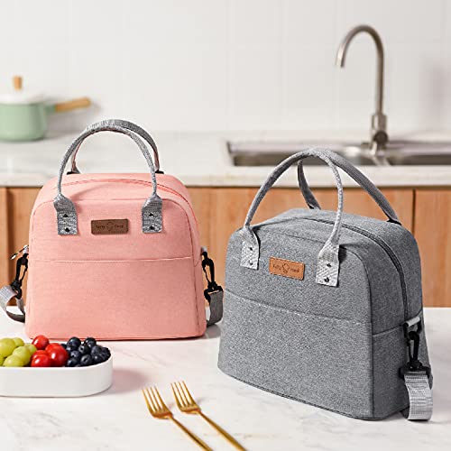 Insulated Lunch Bag Large Leakproof Reusable Cooler Box for Office Travel Unisex