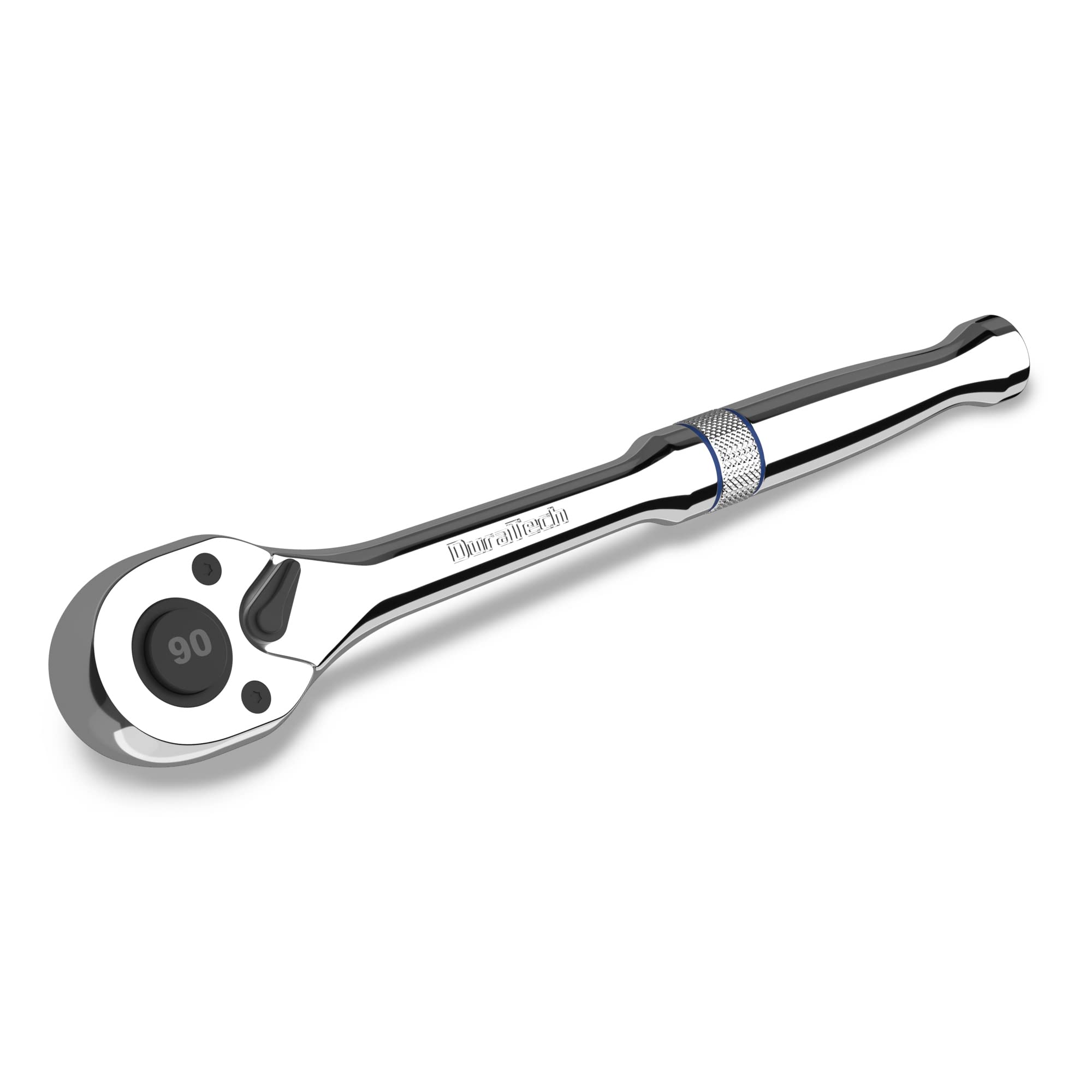 DURATECH 1/2 Inch Drive Ratchet 90 Tooth Quick Release Reversible Wrench Cr-V