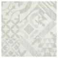 16 PCS Daltile Luxury Vinyl Flooring 18" x 18" x 2.5MM Grey Encaustic Look Tile