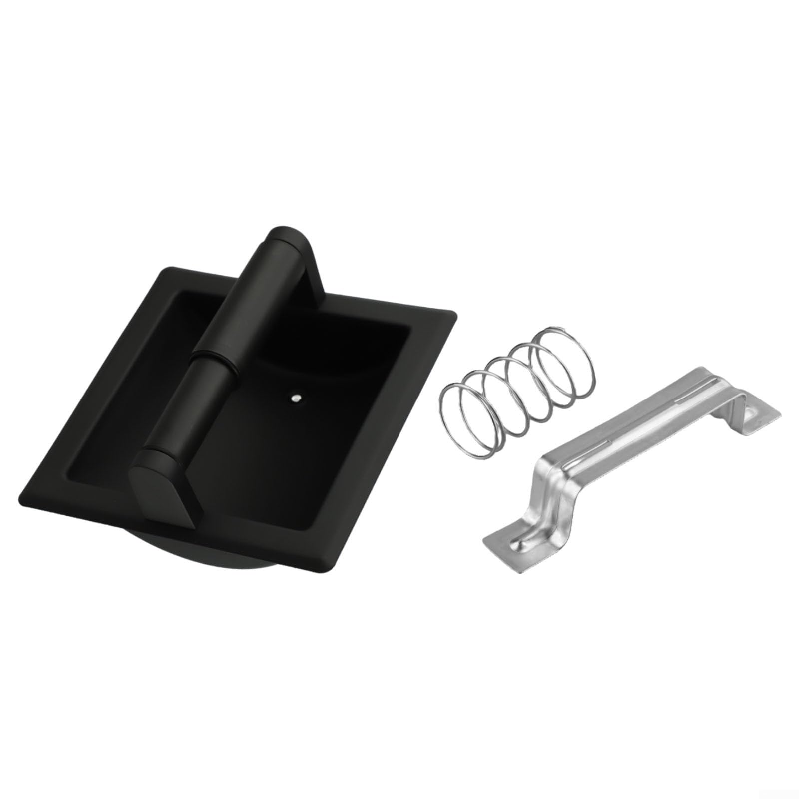 Recessed Toilet Paper Holder Wall Mounted Stainless Steel Tissue Dispenser with
