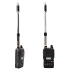 TWAYRDIO RH770 2meter 70cm UHF/VHF BNC Telescopic Antenna Handheld Two Way Radio Extendable Retractable Antenna for Kenwood Uniden Icom Walkie Talkie