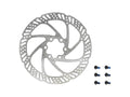 160mm Bike Disc Brake Rotor, 6 Bolt with Bolts Included for Mountain, Road,