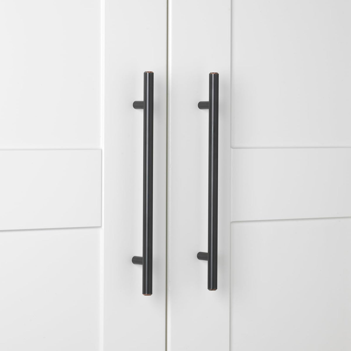 20 Count GlideRite 6-5/16 in. 160mm Center to Center Solid Cabinet Bar Pull Long