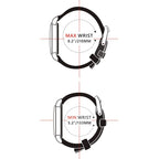 Crafter Blue TD03 Curved End Watch Band Rubber Strap Replacement for Tudor Black
