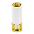 EWK 1/2 Inch Drive 19mm Lug Nut Socket, Thin Wall Impact Wheel Socket With Non