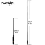 TWAYRDIO RH 660S Dual Band 70cm 2meter 144/430mhz Extendable Telescopic Portable