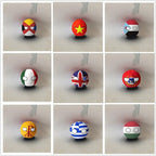 Country Ball Germany Plush Toy 3.7" Countryballs Stuffed Doll DE1