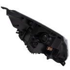 LH Chrome Bezel LED Headlight Assembly W/o LED Control Module Compatible with