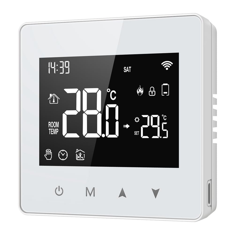 Yaregelun Tuya Wifi Thermostat Smart Home Battery Powered Temperature Controller