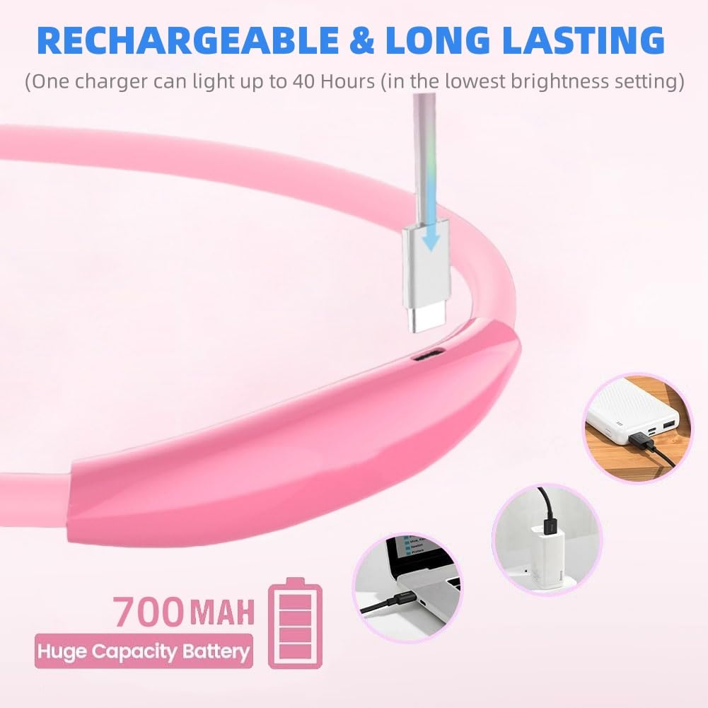 Neck Reading Light, Book Light for Reading in Bed, Neck Reading Light Slim with