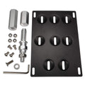 GTP Front Bumper Tow Hook License Plate Mounting Bracket Holder Relocator