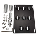 GTP Front Bumper Tow Hook License Plate Mounting Bracket Holder Relocator
