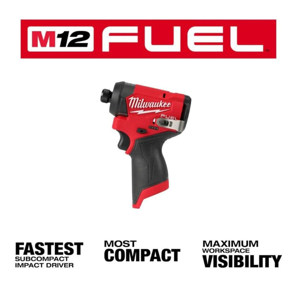 Milwaukee Electric M12 Fuel 1/4in Hex Impact Driver