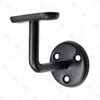 Adonai Hardware Izrahiah Medium Antique Wrought Iron Sturdy Handrail Brackets